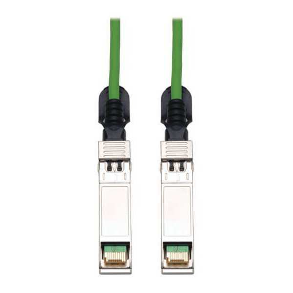 SFP+ Cable, 10Gbase, Copper, Green, 5m
