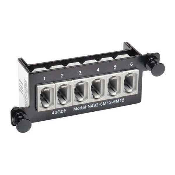 Fiber Cassette, 40Gb, (x6) 12 MTP/MPO