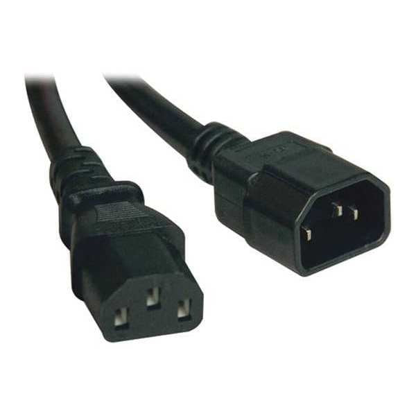 Power Cord, C14 to C13, 10A, 18AWG, 10ft