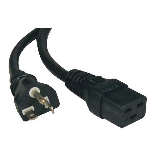 Power Cord, HD, C19, 5-20P, 20A, 12AWG, 10ft