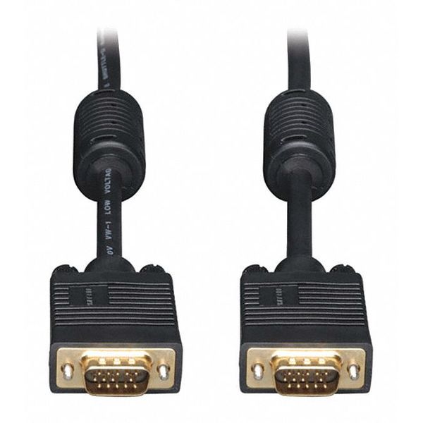 Coax Cable, VGA, HD15 M/M, Monitor, RGB, 50ft