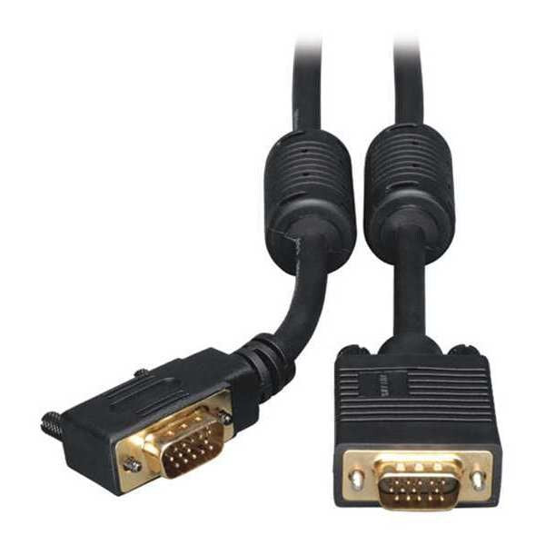 Coax Cable, VGA, HD15 M/M, RGB, 10ft