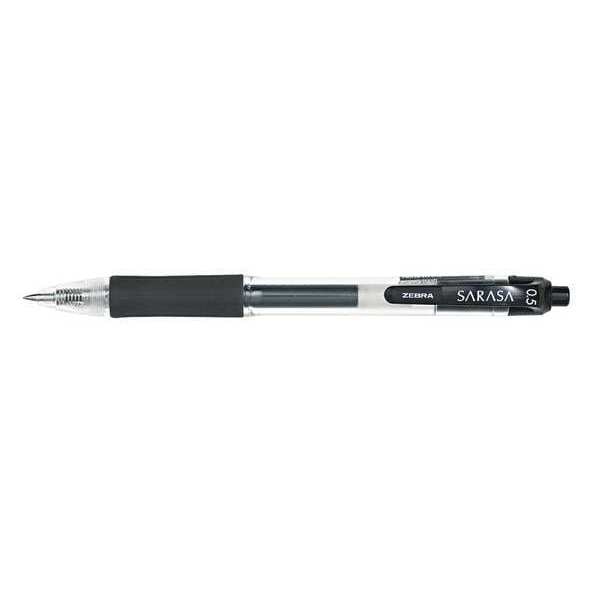 Sarasa Gel Pen, Black, Fine, PK12