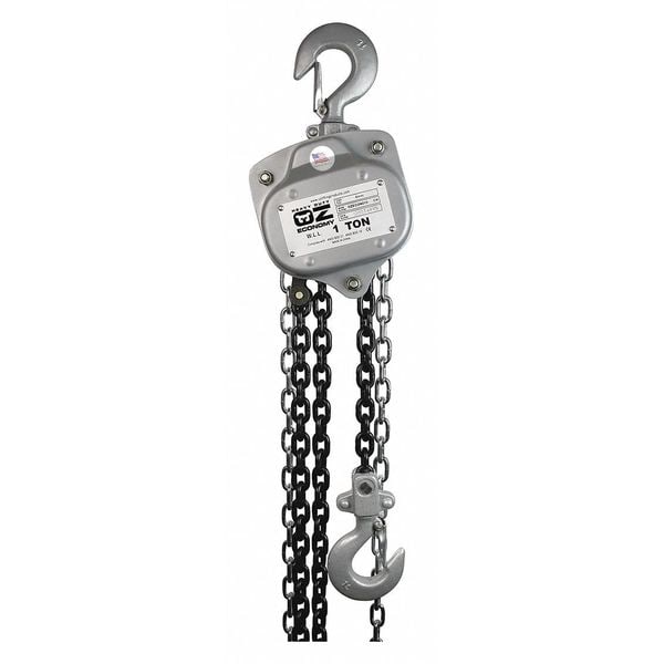 Chain Hoist, 2000 lb., 10ft. Load Chain