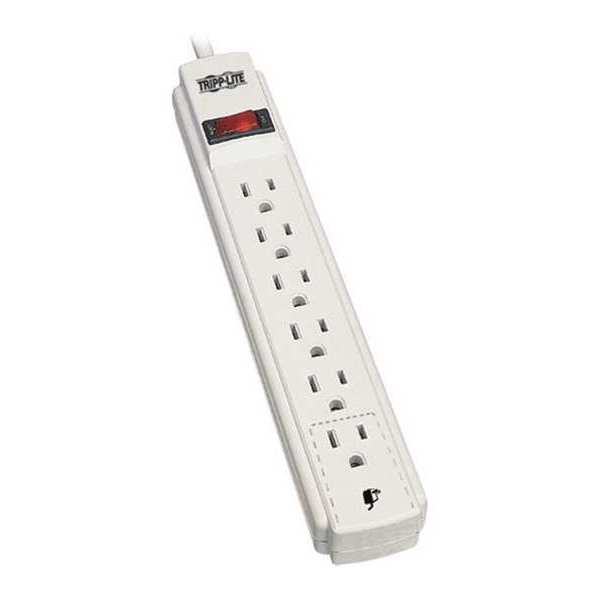 Power Strip, 6-Outlet, 5-15P, 15ft cord