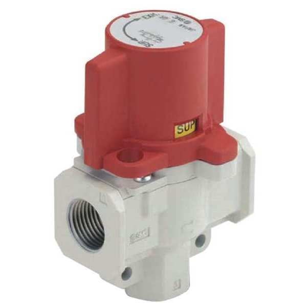 Pressure Relief, 3Port Valve, Air Flows RT