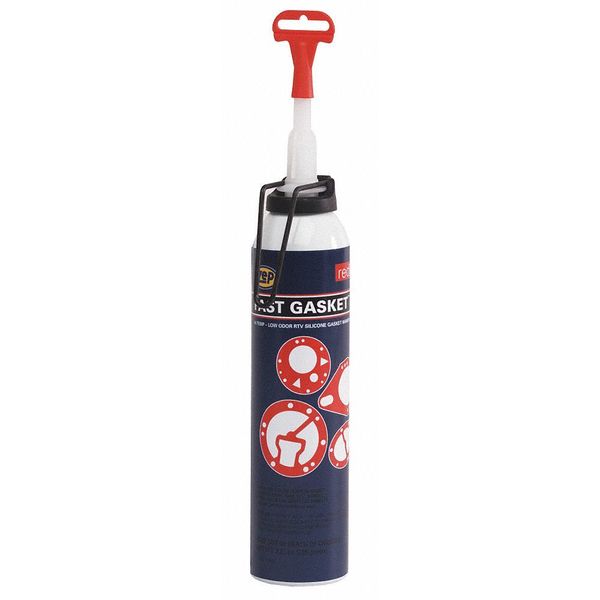 Gasket Maker, 7.25 oz., Red, Temp Range -60 to 550 Degrees F