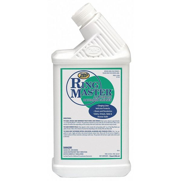 Ring Master, Bathroom Cleaner, 1 qt., PK12