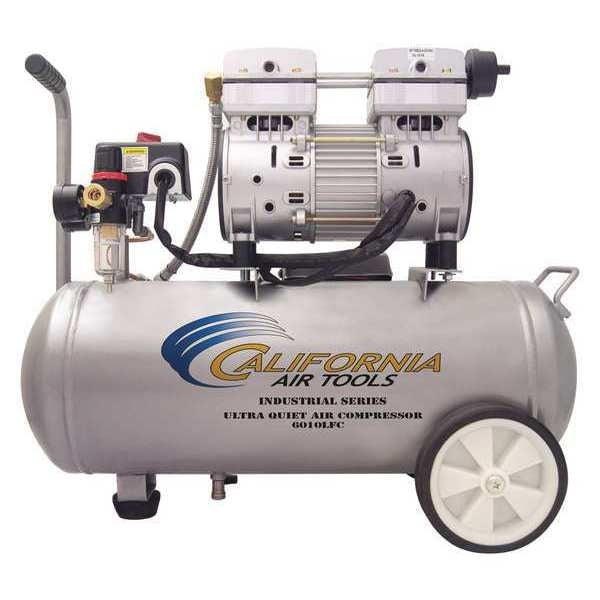 Ultra Quiet Oil-Free Industrial Air Compressor 6-gal 1-HP