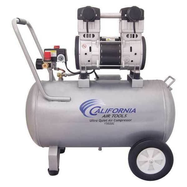 Ultra Quiet Oil-Free Air Compressor 15 gal 2-HP 220V