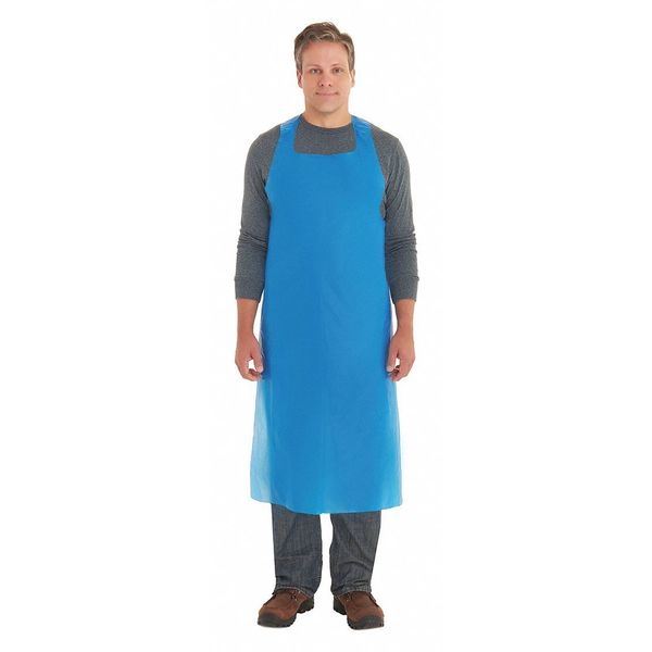 Alphatec Disposable Apron, Polyethylene, 1.25 mil Thick, 46 in Long, Universal Size, 100 Pack