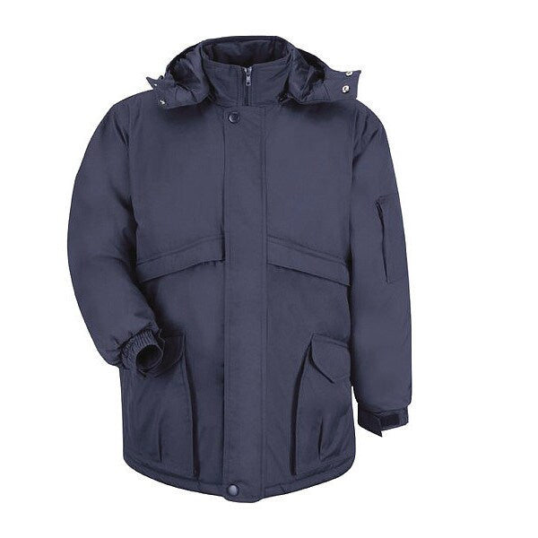 Men's Navy Hooded Parka size JP70NV RG S