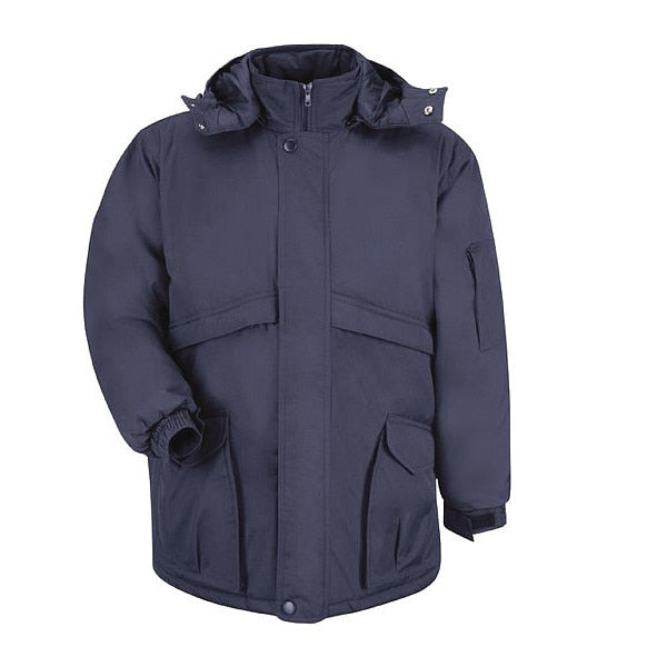 Men's Navy Hooded Parka size JP70NV RG XXL