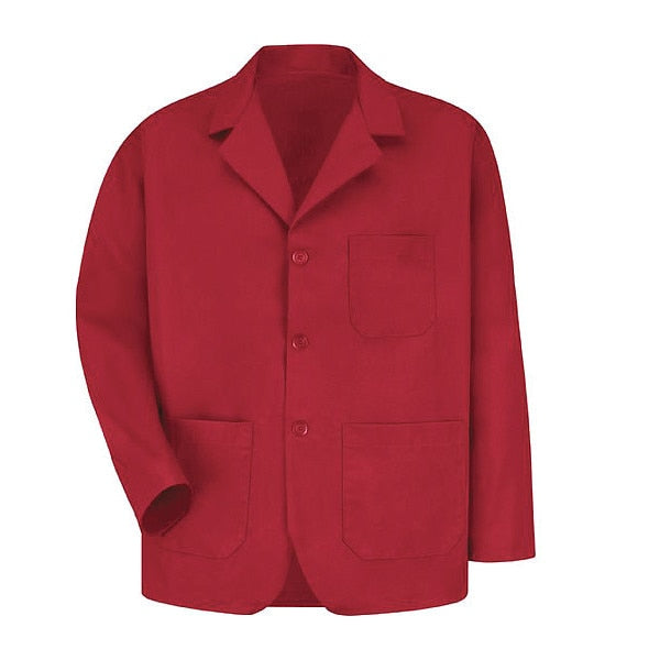 Mens Red Office Coat 80/20 KP10RD RG XXL