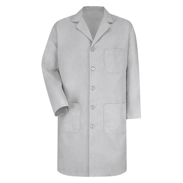 Mens Lt Grey Lab Coat 80/20