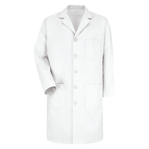 Mens White Lab Coat 80/20