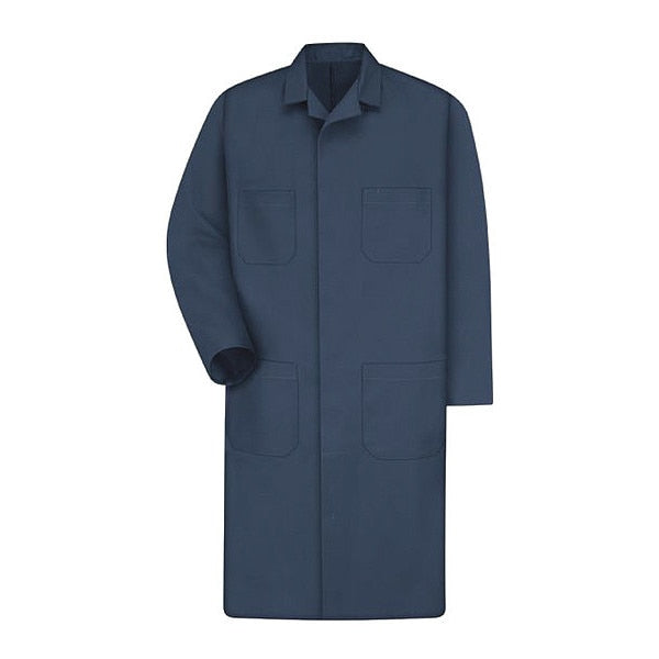 Mens Navy Shop Coat 65/35 Twill