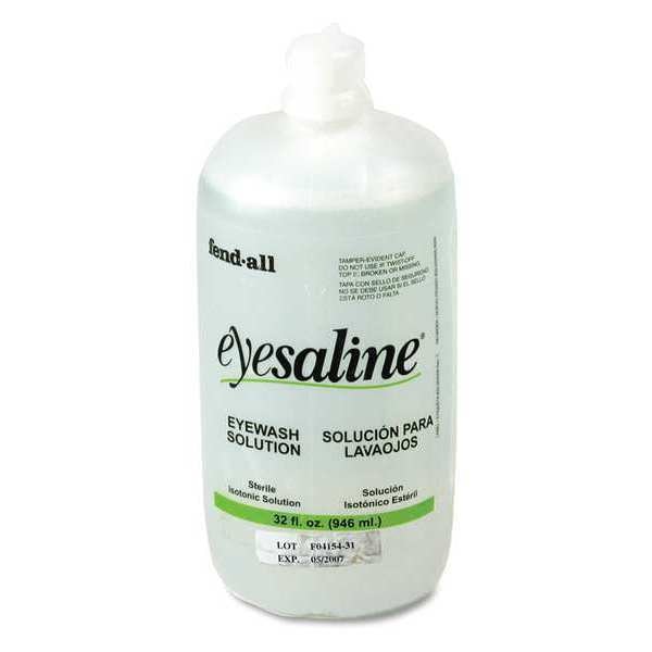 Eye Wash, Bottle, 32 oz., PK12