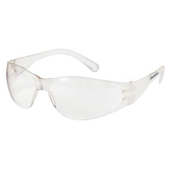 Safety Glasses, Clear Polycarbonate Lens, Uncoated