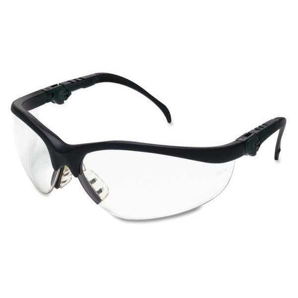 Safety Glasses, Clear Polycarbonate Lens, Scratch-Resistant