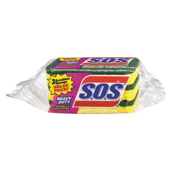 Heavy Duty Sponge, SOS, PK24
