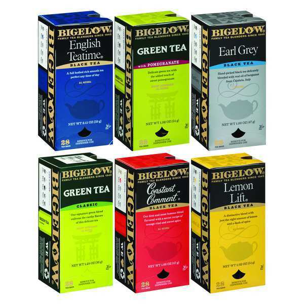 Tea, Bigelow, Assorted, PK168