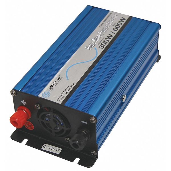 Inverter, Pure Sine Wave Form, 300W Nominal Output, 120V AC Output Voltage