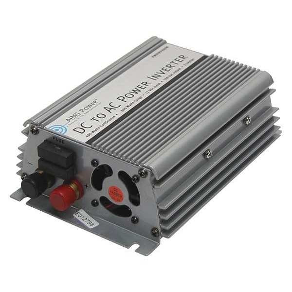 Power Inverter, Aluminum Case, Modified Sine Wave Form, 400W Nominal Output, 120V AC Output Voltage