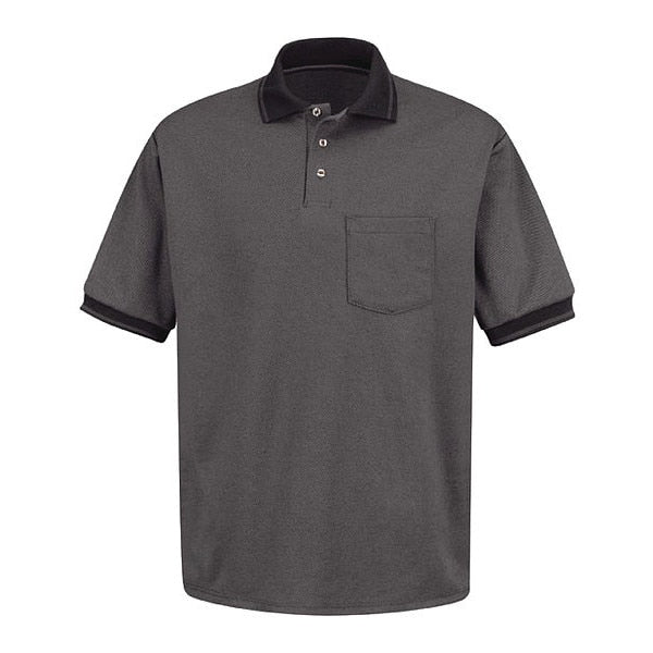 Mns Ss Diag Twill Polo Bk/Ch W/Pkt