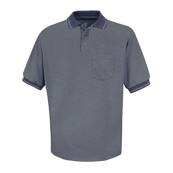 Mns Ss Diag Twill Polo Mos/Nv W/Pkt