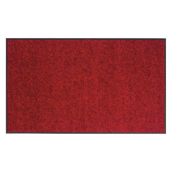 Entrance Mat, Red/Black, 2 ft. W x