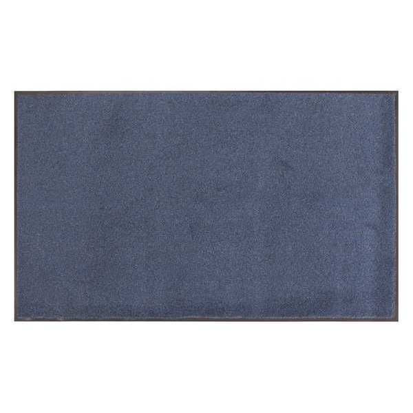 Entrance Mat, Blue, 3 ft. W x