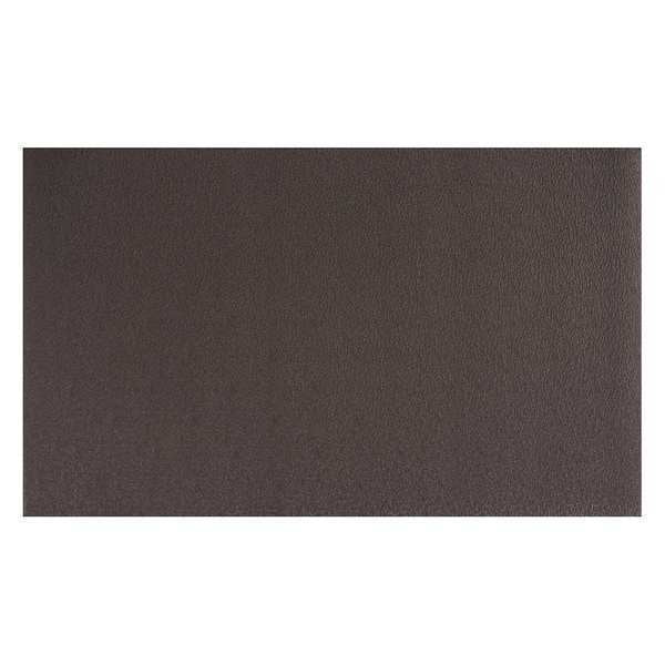 Anti-Fatigue Mat, Solid Black, 3 ft. L x 2 ft. W, Vinyl Foam, Pebble Surface Pattern, 5/8