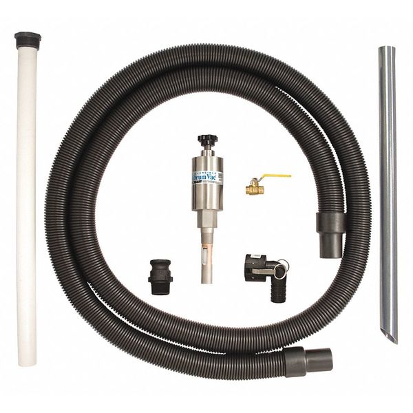 Reversible Drum Vac System, 30 gal., 1-1/2