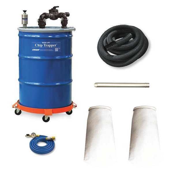 High Lift Chip Trapper System, 110 gal., 1-1/2