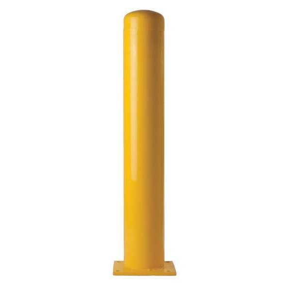 Bollard, Bolt Down, 4x42, Yellow