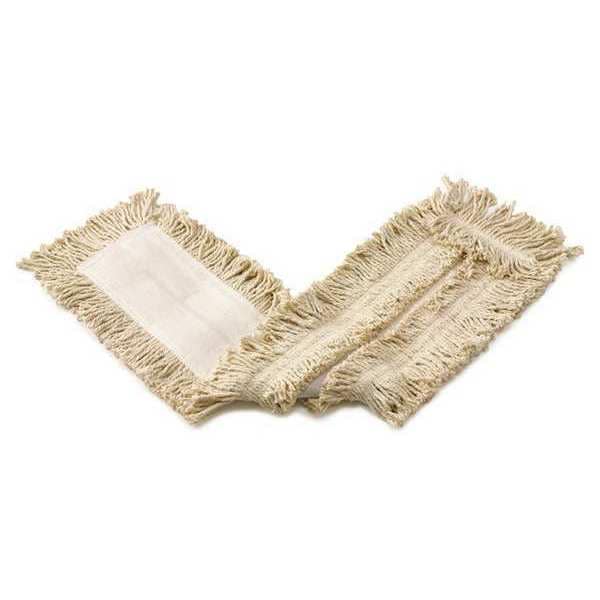 36 in L Cut-End Disposable Mop, White, Cotton