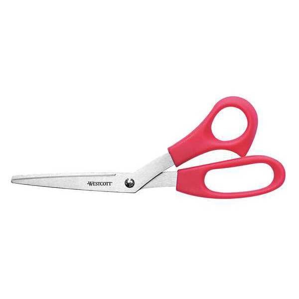 Scissors, 8, Bent, Red