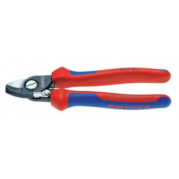 165mm Cable Shears, Comfort Grip, 1/0 AWG