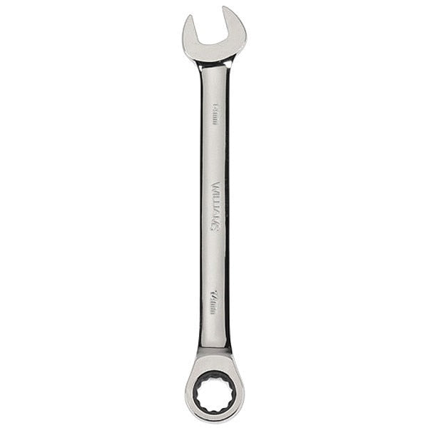 Williams Combo Ratchet Wrench, 9mm, Hi-Polish