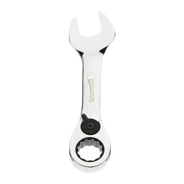 Williams Combo Ratchet Wrench, Stubby, 8mm