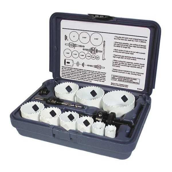 Journeyman Bi-Metal Hole Saw Kit, 13 pcs.