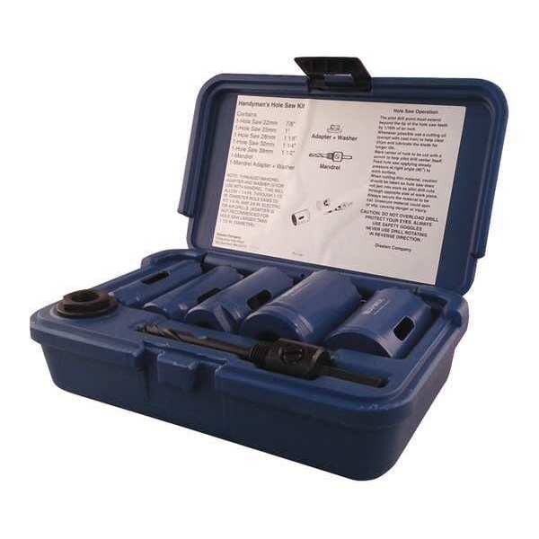 Handyman Bi-Metal Hole Saw Kit, 7 pcs.