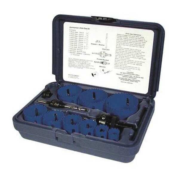 Journeyman Bi-Metal Hole Saw Kit, 13 pcs.