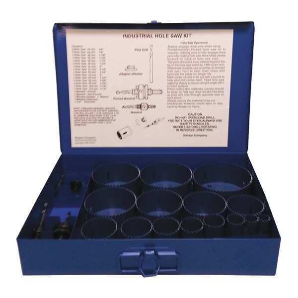 Industrial Bi-Metal Hole Saw Kit, 20 pcs.