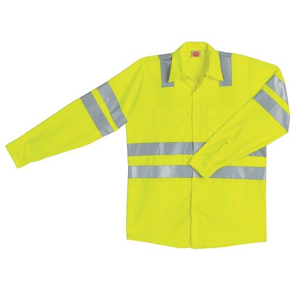 Ls Hi-Viz Workshirt-Ansi Class 3, M