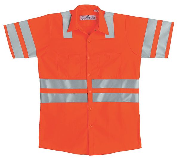 Ss Hi-Viz Workshirt - Ansi Class 3, M