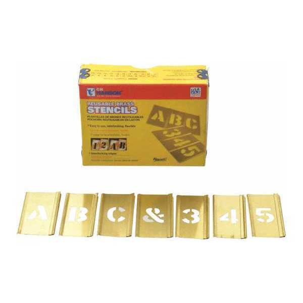 Brass Letters/Number Set, 5
