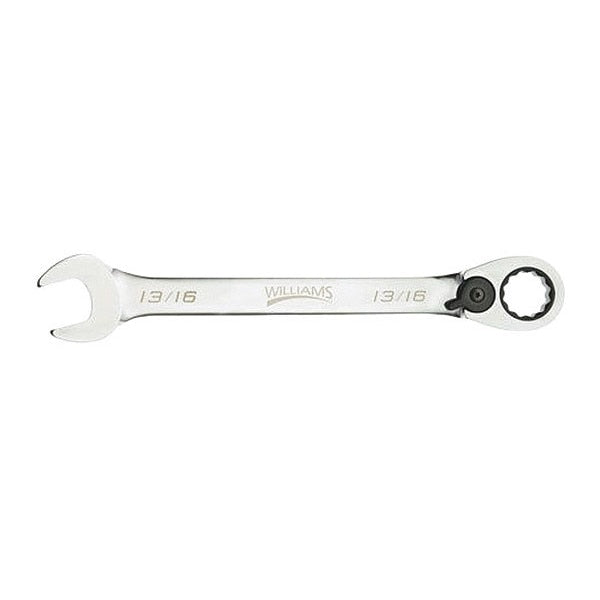 Williams Ratcheting Combo Wrench, 12 pt., 1/4