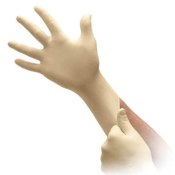 Cleanroom Gloves, Latex, XL, PK1000